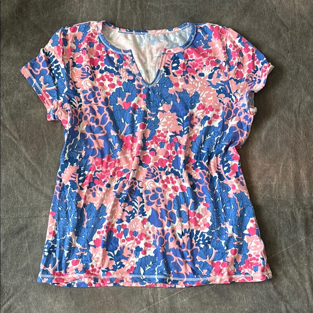 T by Talbots summer Tee L EUC